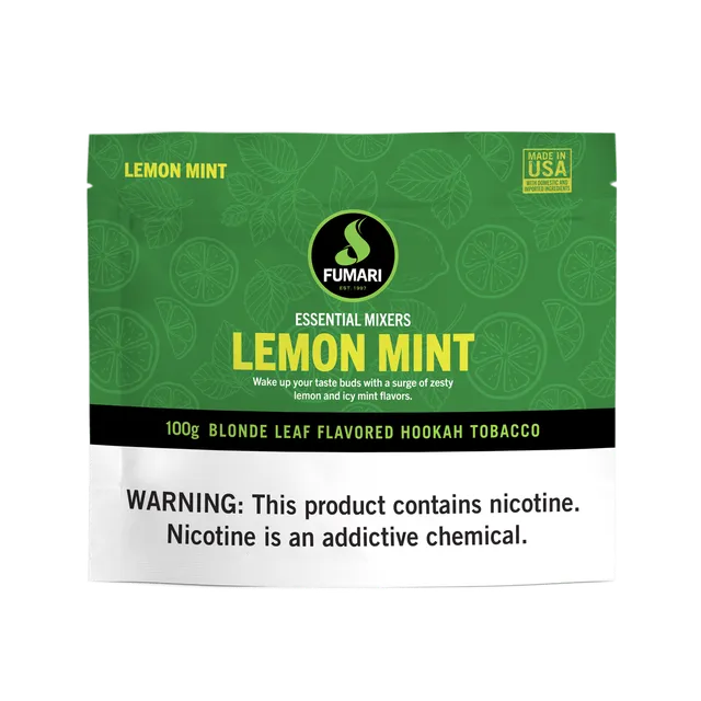 fumari-lemon-mint-shisha-tabak-100g-zitrone-minze image 1