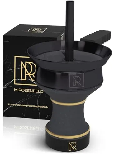 m-rosenfeld-k-pfe-shisha-kopf-mit-kaminaufsatz-schwarz image 1