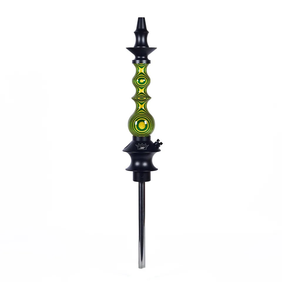 regal-mini-queen-dw-dandelion-shisha-gelb-gr-n-holz image 1