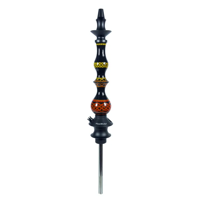 regal-queen-art-kelt-shisha-schwarz-gold-handbemalt image 1