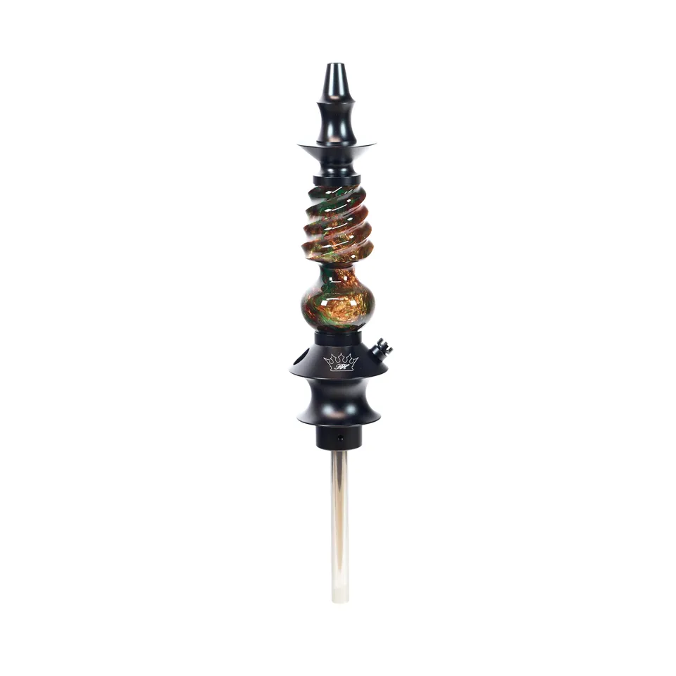 regal-pawn-cavalier-shisha-epoxy-rot-gold-gr-n-harz image 1