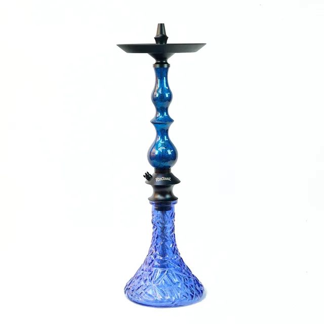 regal-hookah-queen-rizcloudz-shisha-set-blau-holz-premium image 1