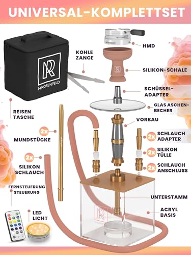 m-rosenfeld-shishas-shisha-2-schl-uche-led-komplettset-acryl image 2