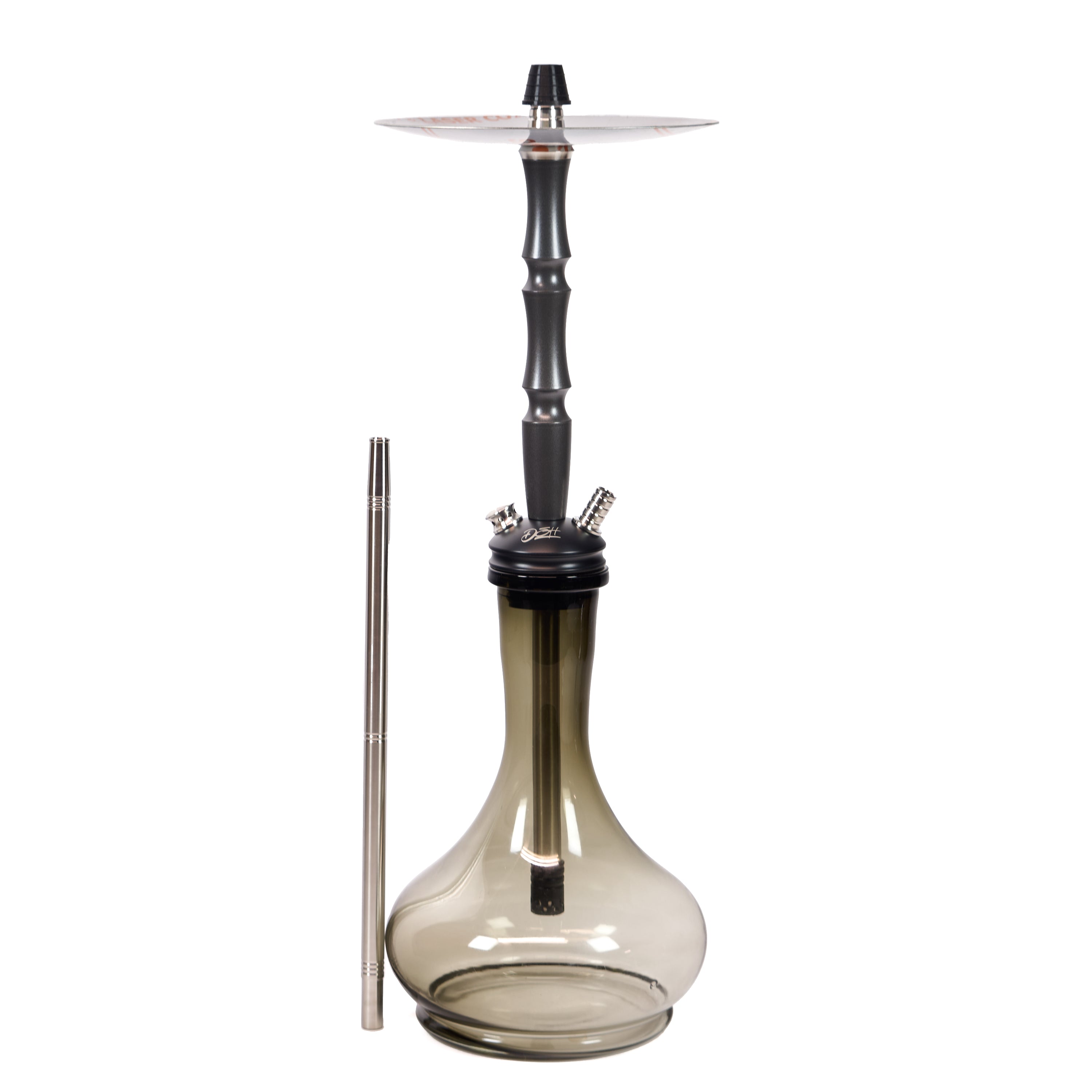 dsh-eco-black-shisha-komplettset-schwarz-mit-smoke-glas image 1